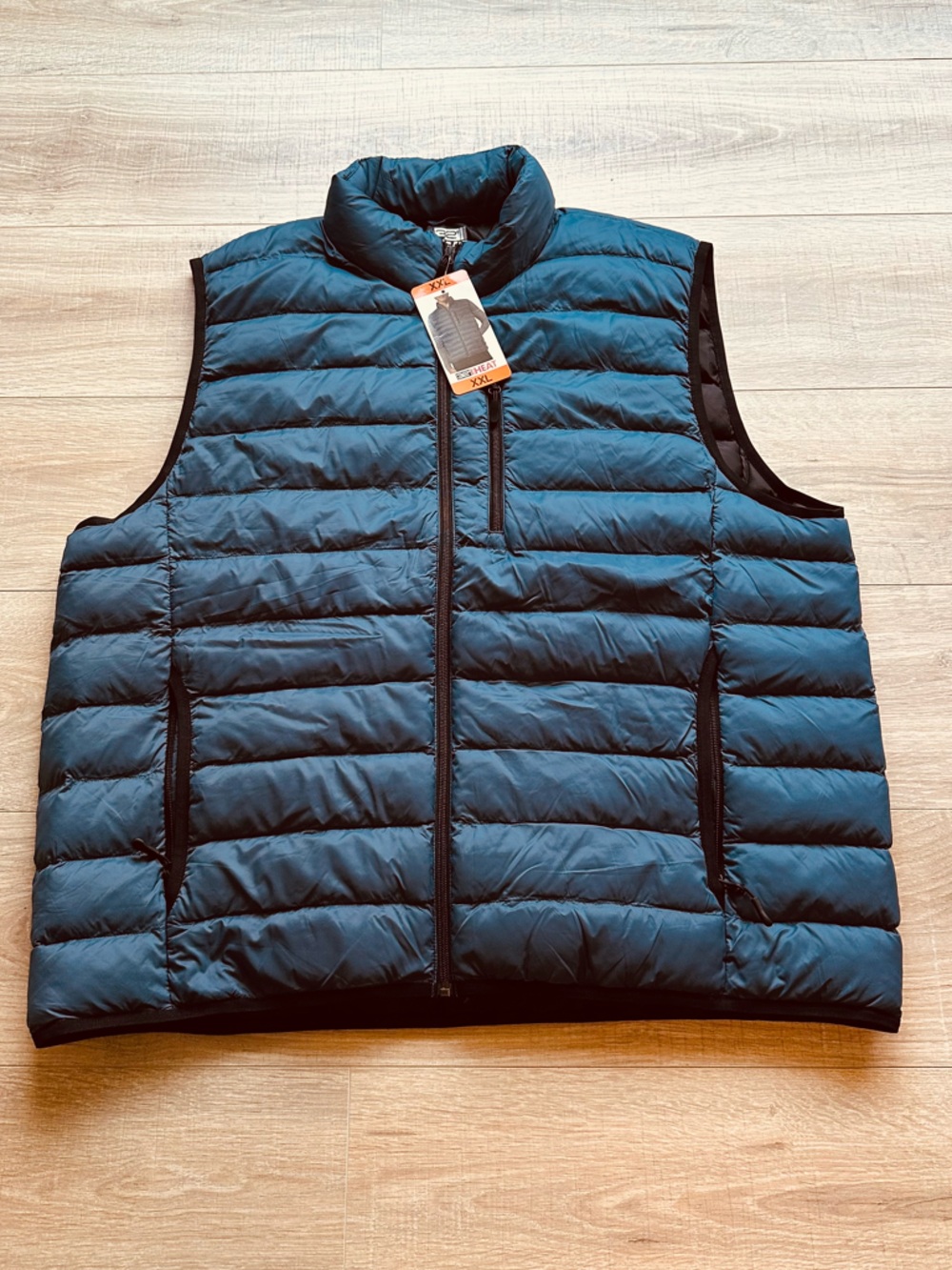 Men's Quilted Puffer Vest - Navy
